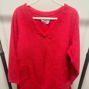 Thick Red Pajama Top